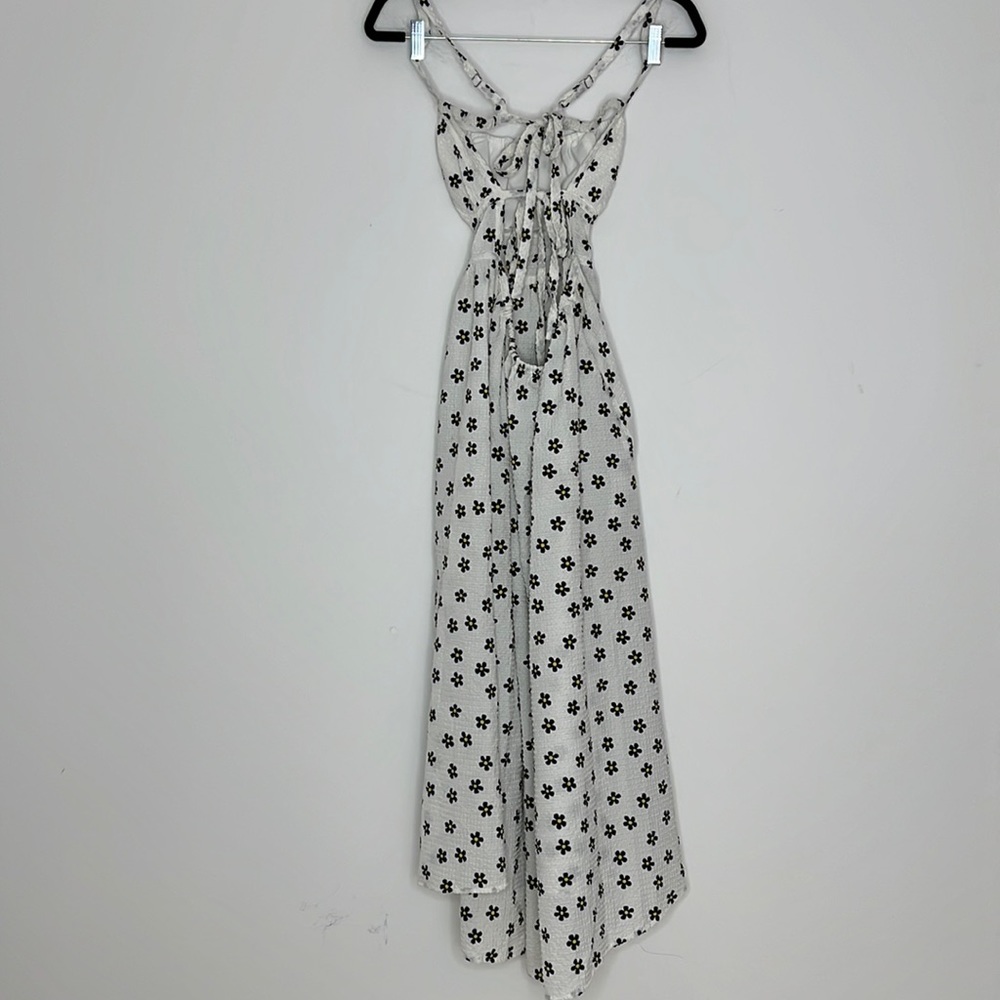 For Love & Lemons Brenda Midi Dress in Ivory Size M - Picture 5 of 7